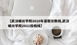 【武汉晴川学院2016年录取分数线,武汉晴川学院2021投档线】