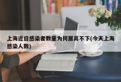 上海近日感染者数量为何居高不下(今天上海感染人数)