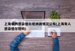 上海病例感染德尔塔溯源情况公布(上海有人感染德尔塔吗)