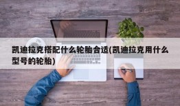 凯迪拉克搭配什么轮胎合适(凯迪拉克用什么型号的轮胎)