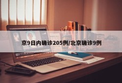 京9日内确诊205例/北京确诊9例
