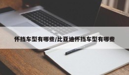 怀挡车型有哪些/比亚迪怀挡车型有哪些
